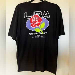 Lira Streetwear Rose Graphic Logo Tee Men's Medium